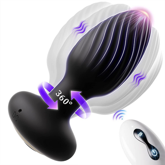 360-Degree Rotating Wireless Remote Control Anal Plug-VIP14
