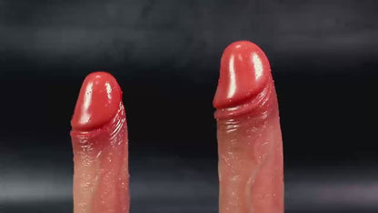 Wireless Telescopic Heated Vibrating Dildo-VIP35